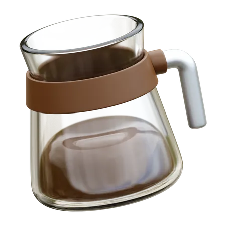 Coffee Pot 3 D Render Illustration Icon 3D Icon