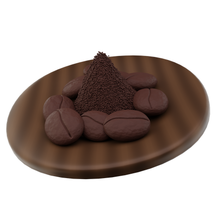 Coffee Powder  3D Icon