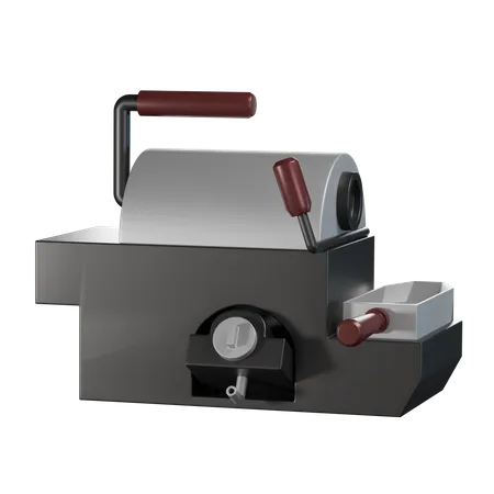 Coffee Roaster  3D Illustration