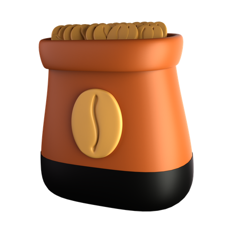 Coffee sack  3D Icon