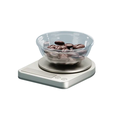 Coffee Scale  3D Icon
