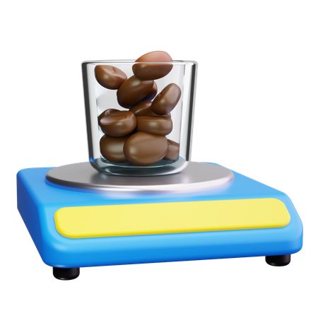 Coffee Scale  3D Icon