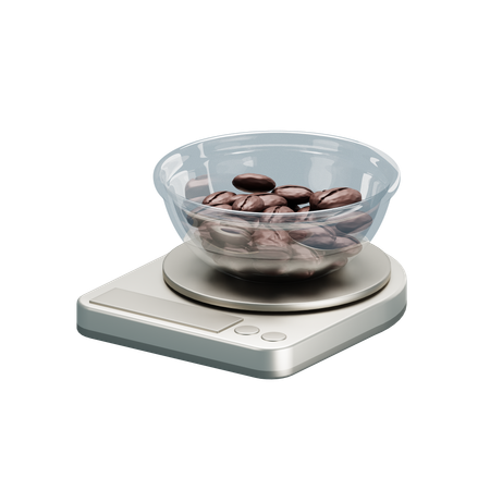 Coffee Scale  3D Icon