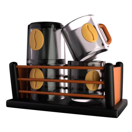 Coffee shelf  3D Icon