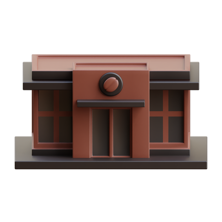 Coffee shop  3D Icon