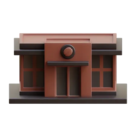 Coffee shop  3D Icon