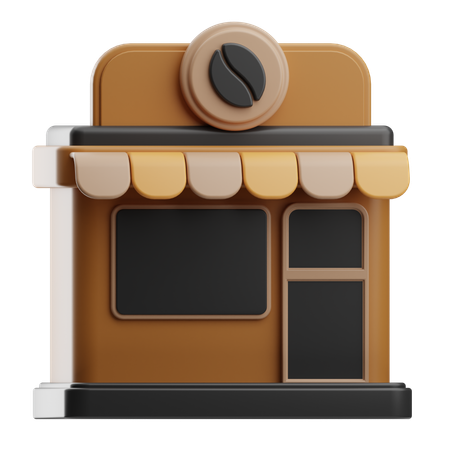 Coffee Shop  3D Icon