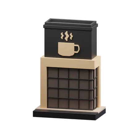 Coffee Shop Building Download This Item Now 3D Icon