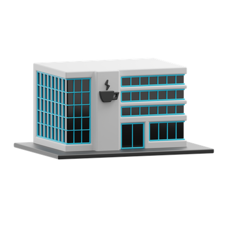 Coffee shop building  3D Icon