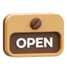 Coffee Shop Open
