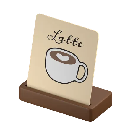 Coffee Sign  3D Icon