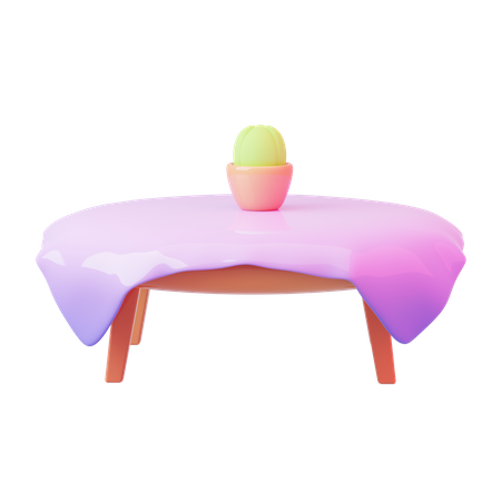 Coffee Table  3D Icon