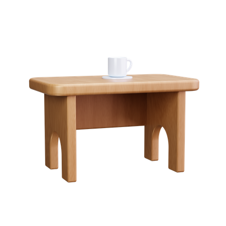Coffee table  3D Icon