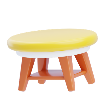 Coffee Table  3D Icon