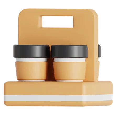 Coffee Takeaway Packaging 3D Icon