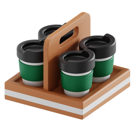 Coffee takeaway  3D Icon