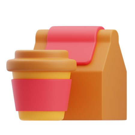 Coffee Takeaway  3D Icon
