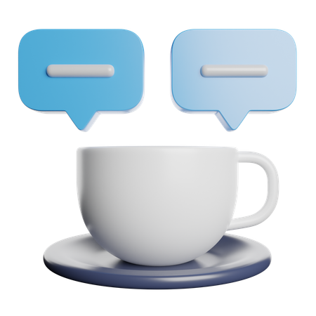 Coffee Talk  3D Icon