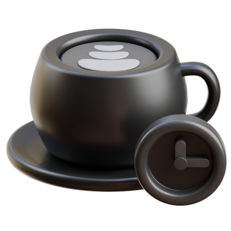 コーヒータイム  3D Icon