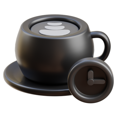 コーヒータイム  3D Icon