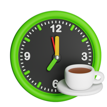 Coffee Time  3D Icon