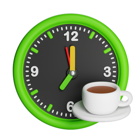 Coffee Time  3D Icon