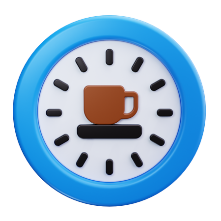 Coffee Time  3D Icon