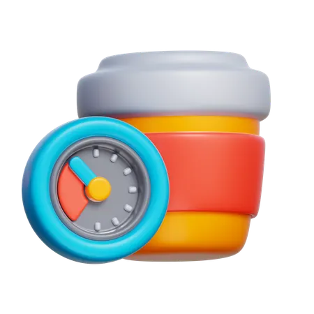 Coffee Time  3D Icon