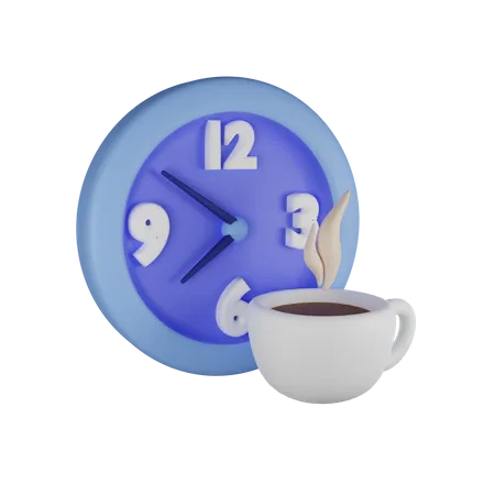 Coffee Time  3D Illustration