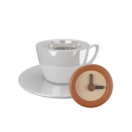 Coffee Time  3D Illustration