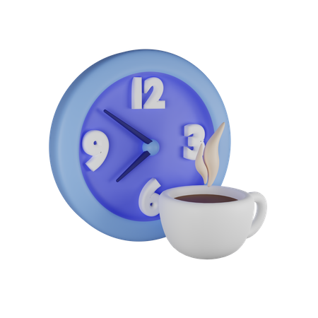 Coffee Time 3D Illustration