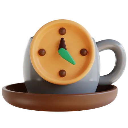 3 D Illustration Coffee Time 3D Icon