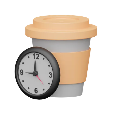 Coffee Time  3D Icon