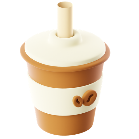 테이크아웃 커피  3D Icon