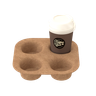 coffee tray 3d logo