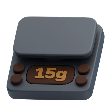 Coffee Weighing Scale  3D Icon