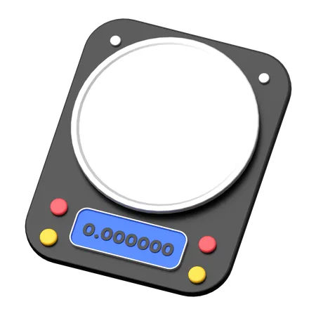 Coffee Weighing Scale  3D Icon