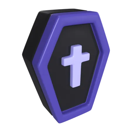 This Is Coffin 3 D Render Illustration Icon It Comes As A High Resolution PNG File Isolated On A Transparent Background The Available 3 D Model File Formats Include BLEND OBJ FBX And GLTF 3D Icon