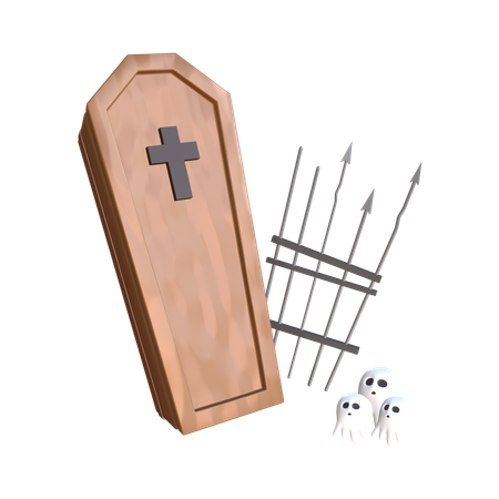 Coffin  3D Icon