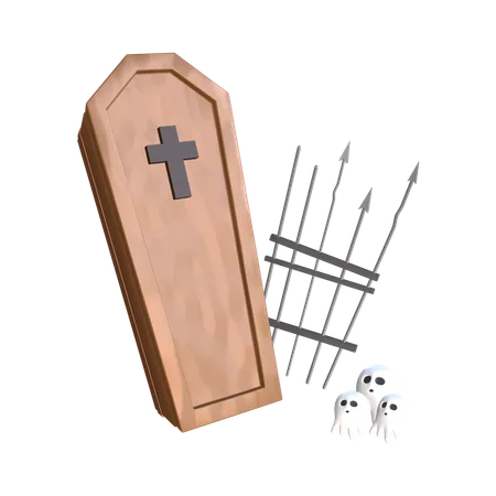 Coffin  3D Icon