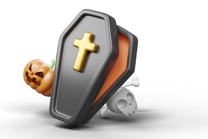 Coffin  3D Icon