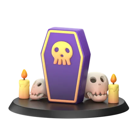 Coffin  3D Icon