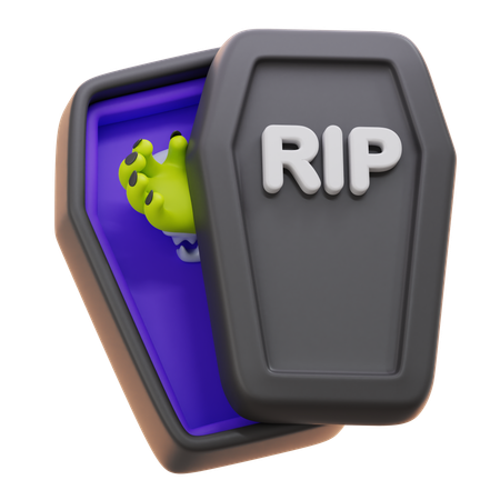 Coffin  3D Icon