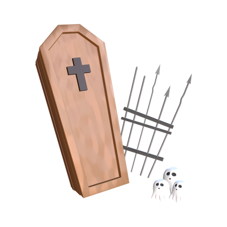 Coffin  3D Icon