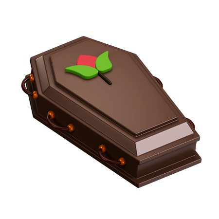 Coffin  3D Illustration