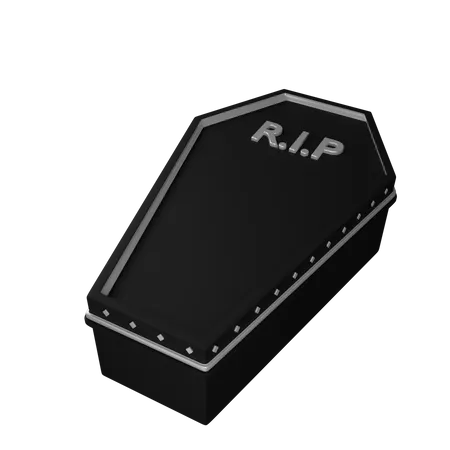 Coffin 3 D Illustration 3D Icon