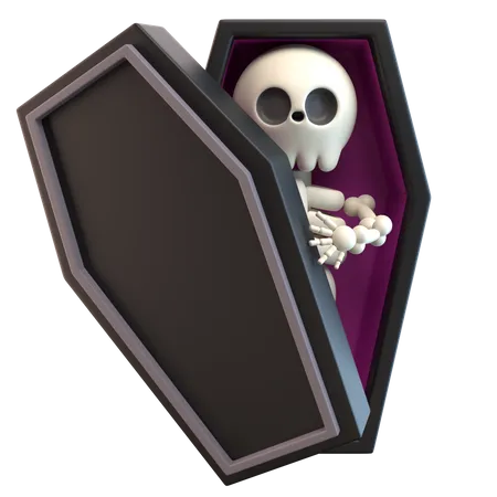 Coffin 3 D Icon Illustration 3D Icon