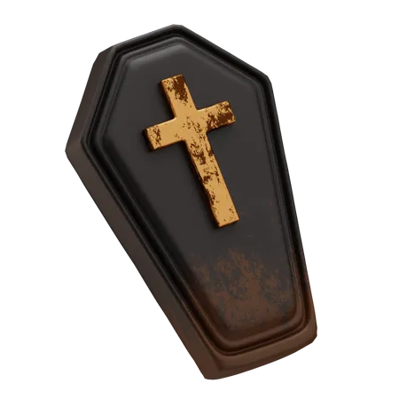 Coffin Halloween  3D Icon
