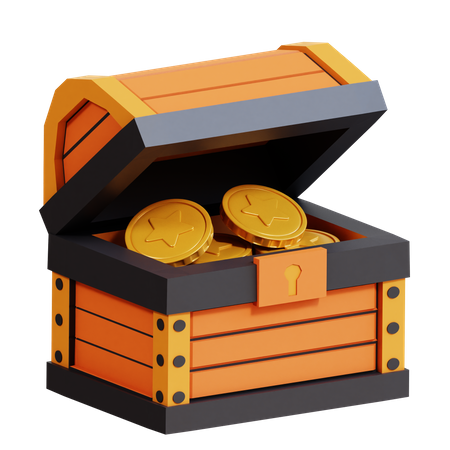 Coffre au trésor  3D Icon