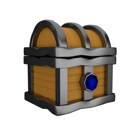 Coffre au trésor  3D Icon